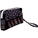 Chartres-cathedral-notre-dame-de-paris-amiens-cath-stained-glass Wristlet Pouch Bag (Small) View2