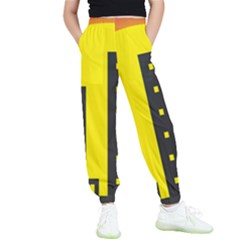 Skyline-city-building-sunset Kids  Elastic Waist Pants