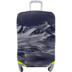 Mountain-snow-night-cold-winter Luggage Cover (large) by Sudhe