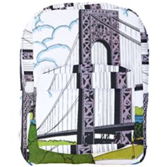 Bridge-vintage-clip-art-color Full Print Backpack by Sudhe