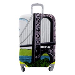 Bridge-vintage-clip-art-color Luggage Cover (small) by Sudhe