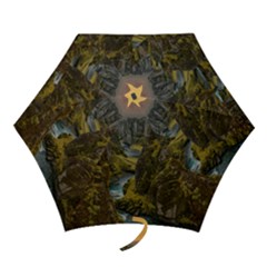 Landscape-cannon-river-mountain Mini Folding Umbrellas