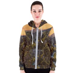 Landscape-cannon-river-mountain Women s Zipper Hoodie