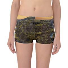 Landscape-cannon-river-mountain Reversible Boyleg Bikini Bottoms