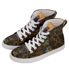 Landscape-cannon-river-mountain Women s Hi-Top Skate Sneakers