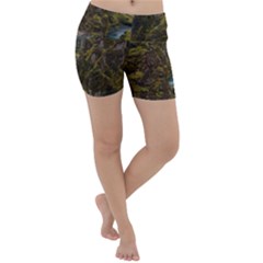 Landscape-cannon-river-mountain Lightweight Velour Yoga Shorts