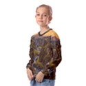 Landscape-cannon-river-mountain Kids  Long Sleeve Tee with Frill  View2