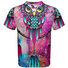 Owl Dreamcatcher Men s Cotton Tee by Sudhe