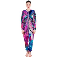 Owl Dreamcatcher Onepiece Jumpsuit (ladies)  by Sudhe