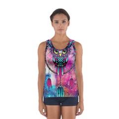 Owl Dreamcatcher Sport Tank Top  by Sudhe