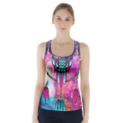 Owl Dreamcatcher Racer Back Sports Top by Sudhe