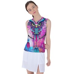 Owl Dreamcatcher Women s Sleeveless Sports Top by Sudhe