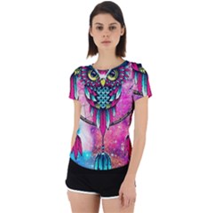 Owl Dreamcatcher Back Cut Out Sport Tee by Sudhe