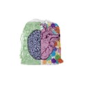 Brain-heart-balance-emotion Drawstring Pouch (Medium) View2