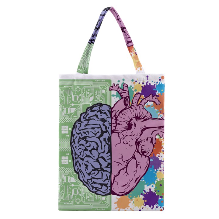 Brain-heart-balance-emotion Classic Tote Bag