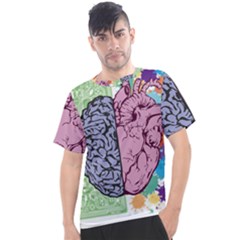 Brain-heart-balance-emotion Men s Sport Top by Sudhe