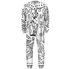 Egyptian-hieroglyphics-history-seb Onepiece Jumpsuit (men)  by Sudhe