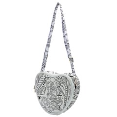 Egyptian-hieroglyphics-history-seb Heart Shoulder Bag