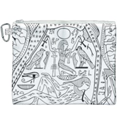 Egyptian-hieroglyphics-history-seb Canvas Cosmetic Bag (xxxl) by Sudhe