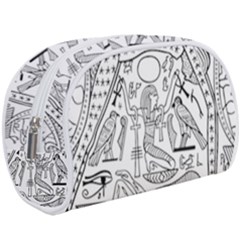 Egyptian-hieroglyphics-history-seb Make Up Case (large) by Sudhe