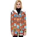 Town-buildings-old-brick-building Button Up Hooded Coat  View1