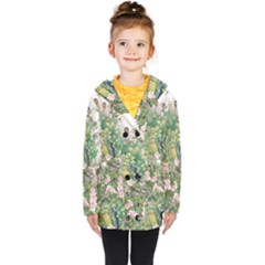 Peafowl Peacock Feather-beautiful Kids  Double Breasted Button Coat by Sudhe