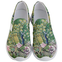 Peafowl Peacock Feather-beautiful Men s Lightweight Slip Ons by Sudhe