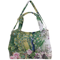 Peafowl Peacock Feather-beautiful Double Compartment Shoulder Bag by Sudhe