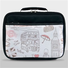 London-paris-drawing-vector-london-comics Lunch Bag by Sudhe