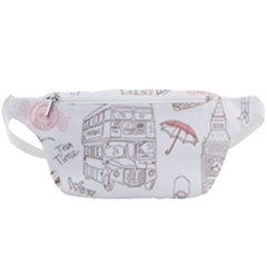 London-paris-drawing-vector-london-comics Waist Bag  by Sudhe