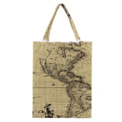 Map-vintage-old-ancient-antique Classic Tote Bag by Sudhe