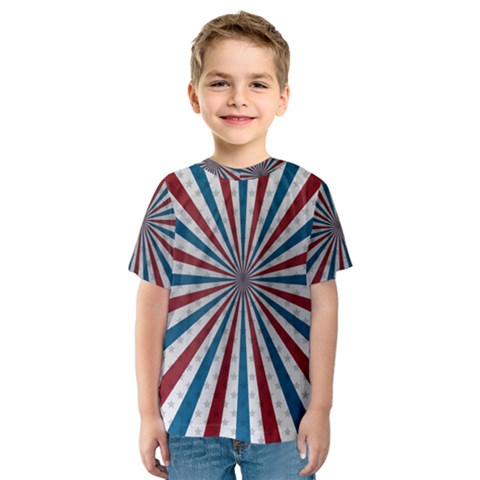 Usa-deco-background Kids  Sport Mesh Tee by Sudhe