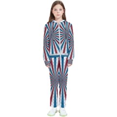 Usa-deco-background Kids  Tracksuit