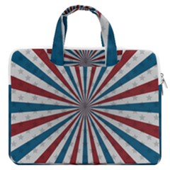 Usa-deco-background Macbook Pro Double Pocket Laptop Bag by Sudhe