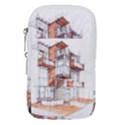 Rag-flats-onion-flats-llc-architecture-drawing Graffiti-architecture Waist Pouch (Small) View1