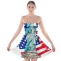 Statue Of Liberty Independence Day Poster Art Strapless Bra Top Dress View1