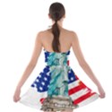 Statue Of Liberty Independence Day Poster Art Strapless Bra Top Dress View2