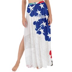 Statue Of Liberty Independence Day Poster Art Maxi Chiffon Tie-up Sarong by Sudhe