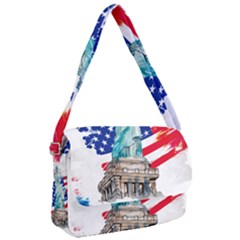 Statue Of Liberty Independence Day Poster Art Courier Bag by Sudhe