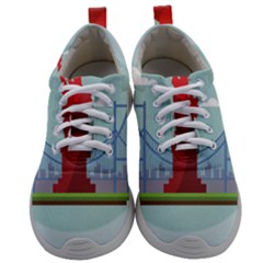 New-york-usa-liberty-landmark Mens Athletic Shoes by Sudhe