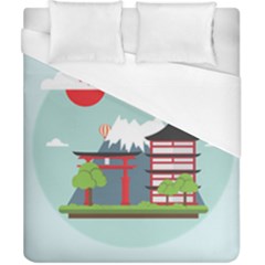 Japan-landmark-landscape-view Duvet Cover (california King Size) by Sudhe