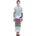 Japan-landmark-landscape-view Turtleneck Maxi Dress View1