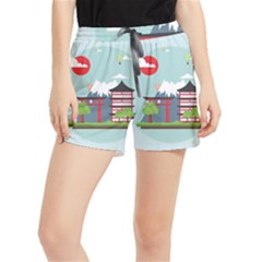 Japan-landmark-landscape-view Runner Shorts by Sudhe