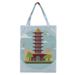 China-landmark-landscape-chinese Classic Tote Bag by Sudhe