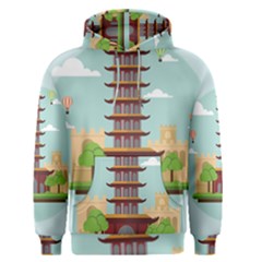 China-landmark-landscape-chinese Men s Core Hoodie by Sudhe