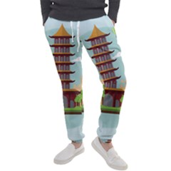 China-landmark-landscape-chinese Men s Jogger Sweatpants by Sudhe