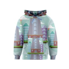 Amsterdam-landmark-landscape Kids  Pullover Hoodie