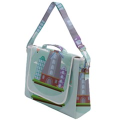 Amsterdam-landmark-landscape Box Up Messenger Bag by Sudhe