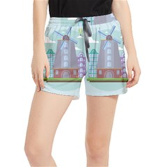 Amsterdam-landmark-landscape Runner Shorts by Sudhe