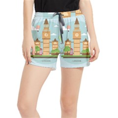 London-watch-landmark-england Runner Shorts